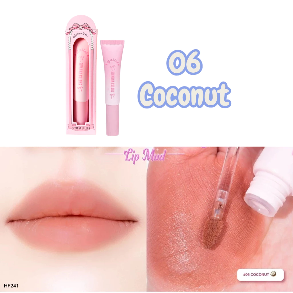 HF241 Sivanna Colors Ballet Dream Lip Mudลิปโบว์ ซีเวนน่า คัลเลอร์ส บัลเล่ต์ ดรีม ลิป มัด